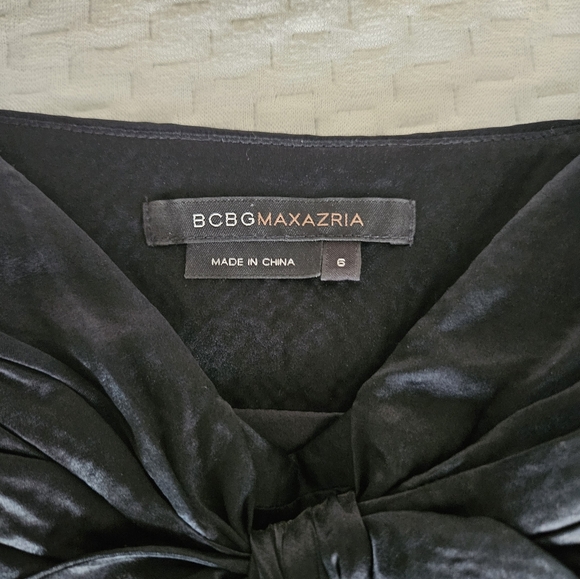 EUC Size 6, 100% Silk BCBGMAXAZRIA Gown - Picture 11 of 11